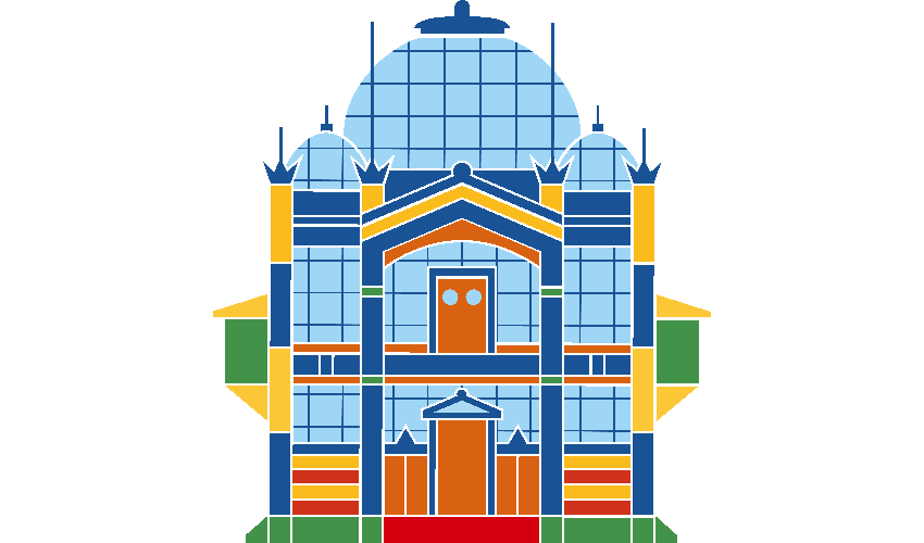 ILUSTRACION EN COLORES DEL PABELLON PARÍS