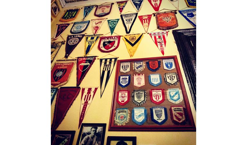 Banderines exhibidos
