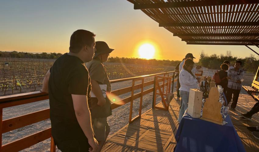 Puesta de sol en el Mirador
