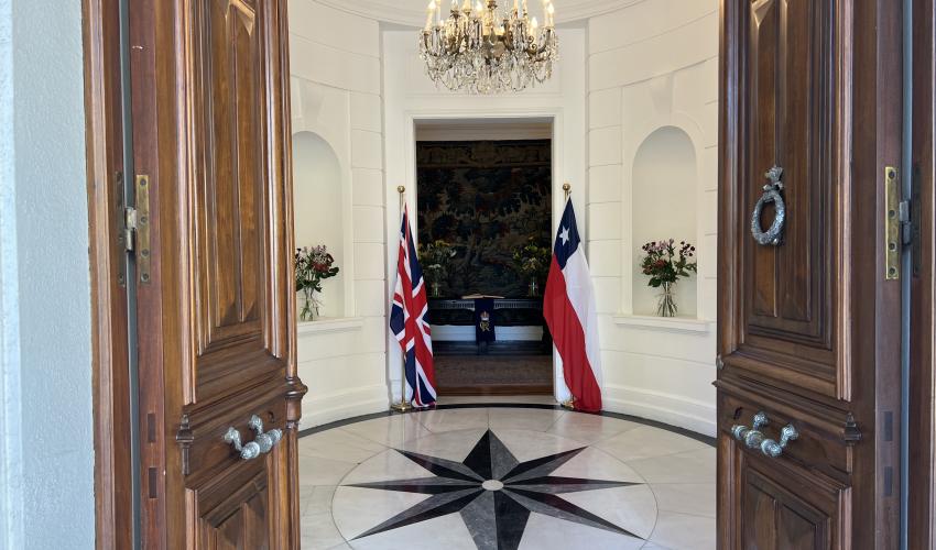 Entrada residencia británica