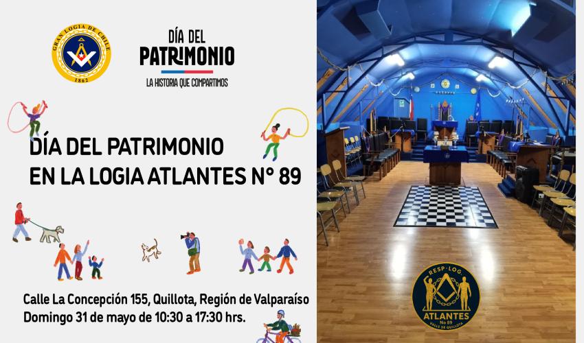 Día del Patrimonio en la Logia Atlantes N° 89
