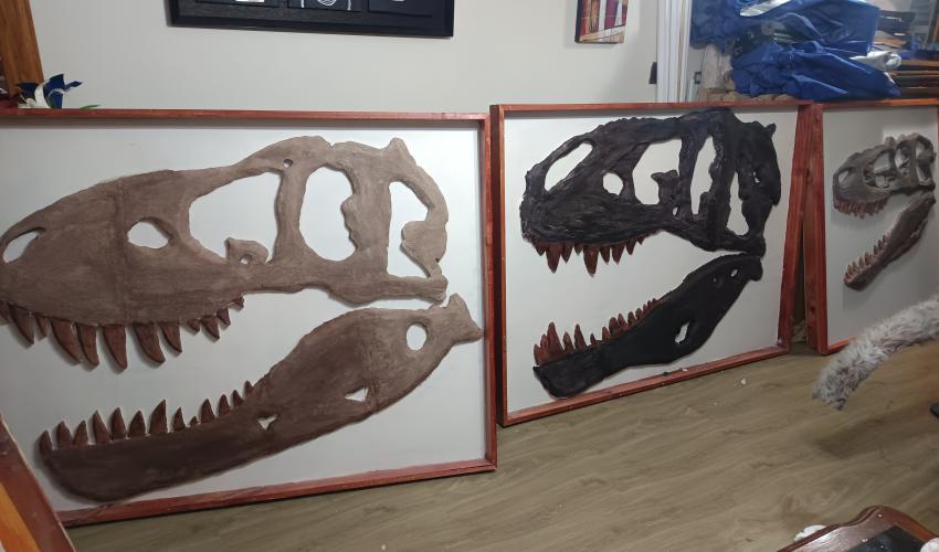 muestra creada en conmemoración a los 120 años de tyrannosaurus rex