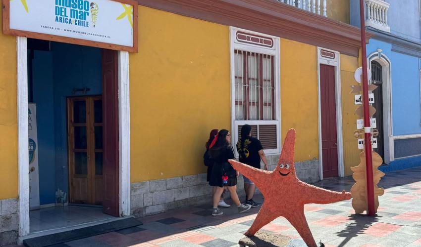 Portada de museo del mar