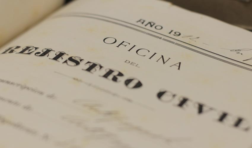 Documentos fundantes de los hechos vitales declarados Monumento Nacional.