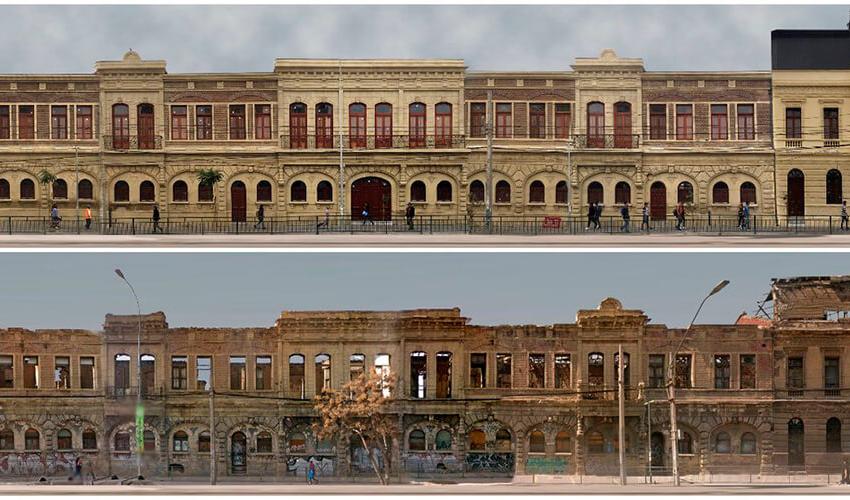 Antes y después de la remodelación 