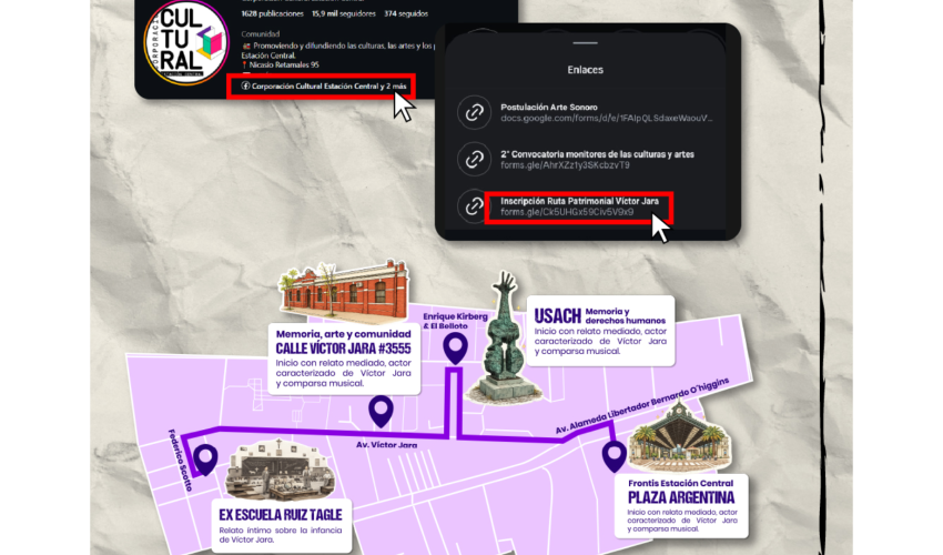 MAPA RUTA PATRIMONIAL VICTOR JARA