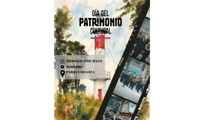 Presentación musical en parque de lota a las 15:00 Hrs. El domingo 31 de mayo 
