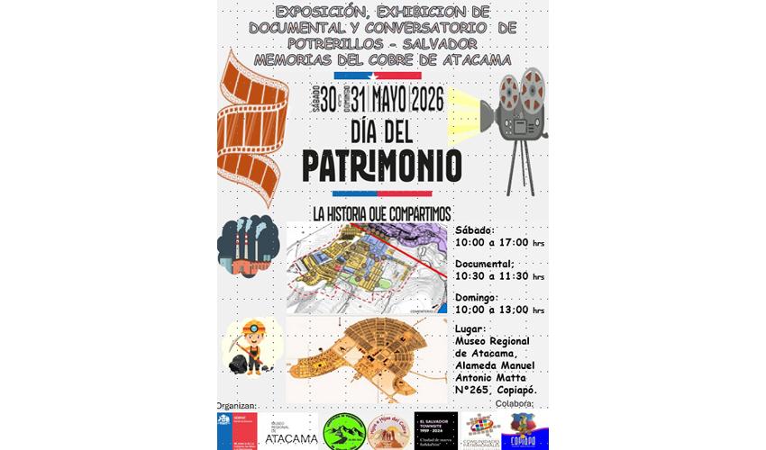 Potrerillos y Salvador en el Dia de los Patrimonios 2026