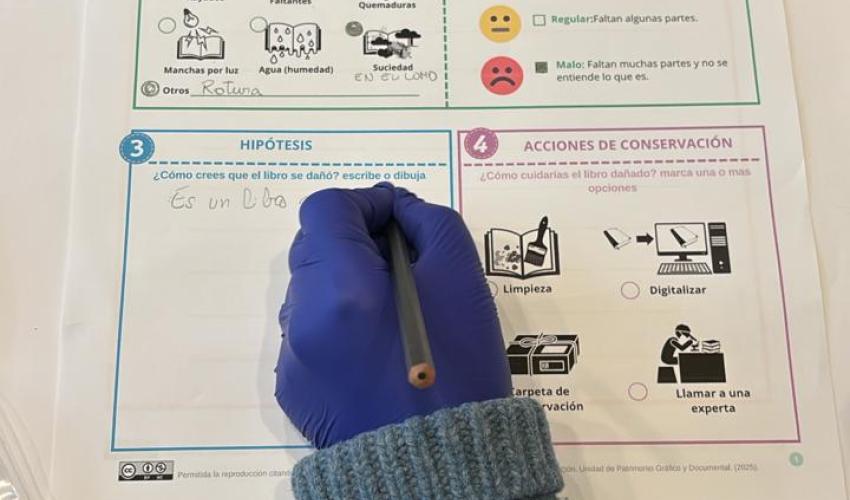 Taller cuidando nuestros libros