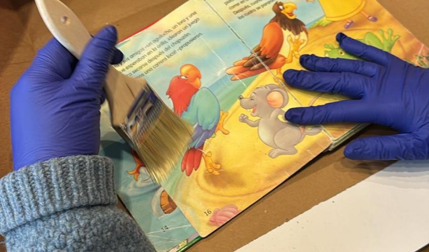 Taller cuidando nuestros libros