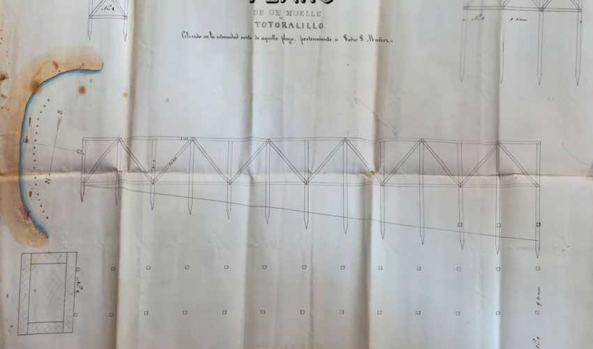Plano de el muelle de El Rincón